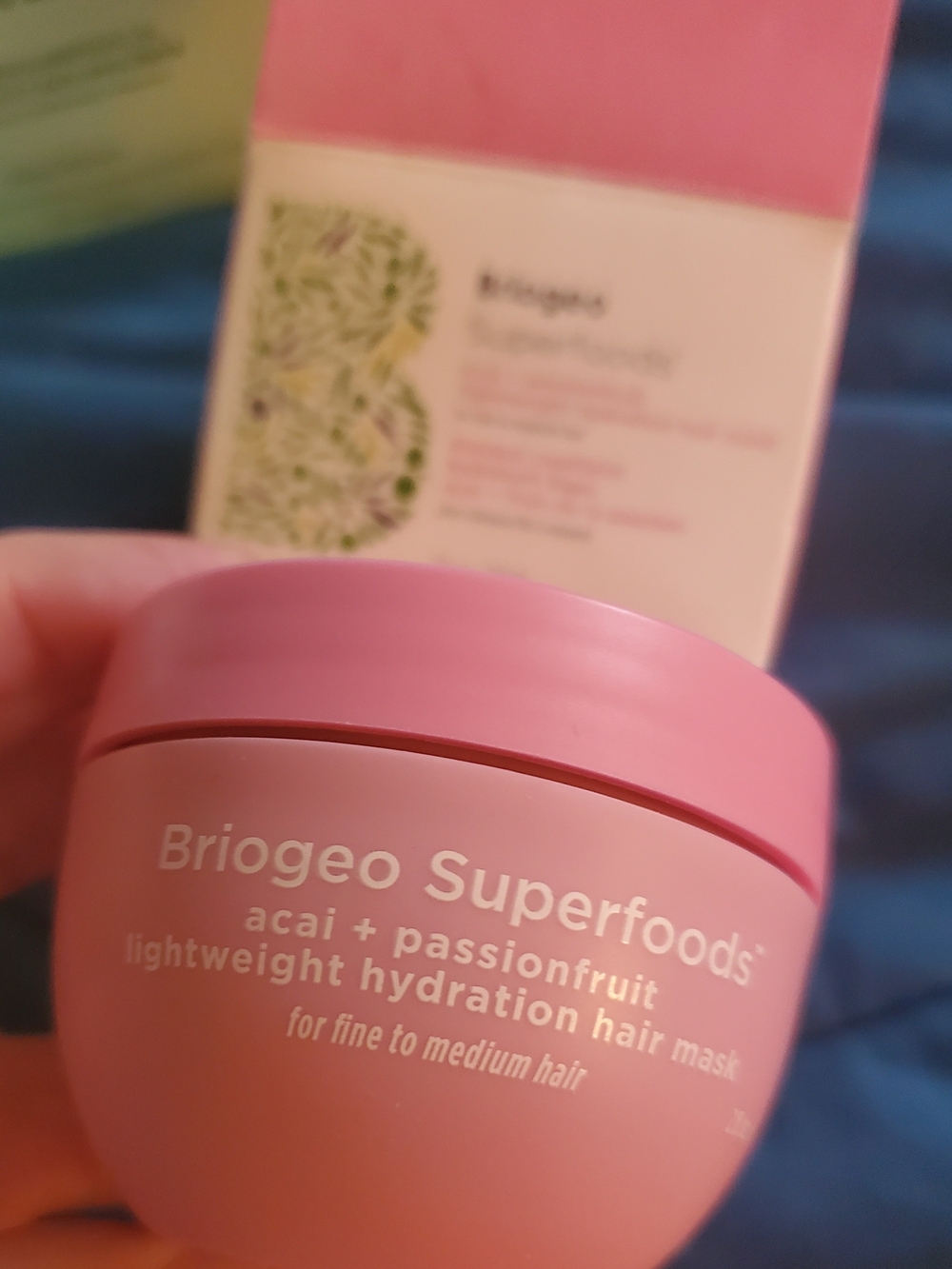 Briogeo Superfoods Acai + Passionfruit Lightweight Hydration Hair Mask - Pink